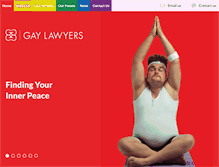 Tablet Screenshot of gaylawyers.co.uk